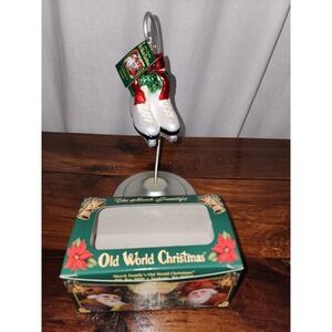 NEW Old World Christmas Ice Skates Ornament‎ Merck Family